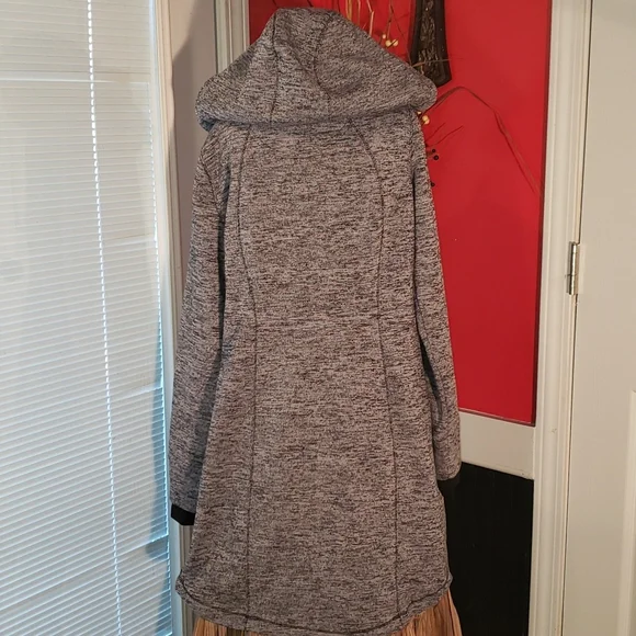 SOLD CL CALVIN KLEIN DETACHABLE HOOD WOMENS PERFORMANCE GYM JACKET COAT - Picture 8 of 13